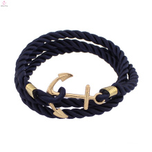 2017 smart charm leather anchor bracelet